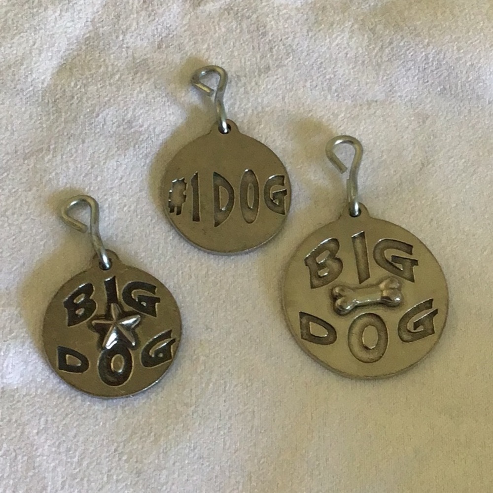NEW LOT X 3 DECORATIVE DOG CHARMS❤️🐾🐾